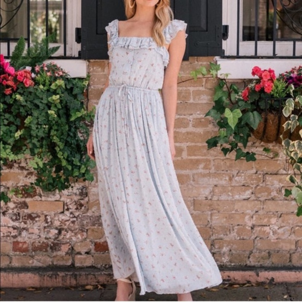 Gal Meets Glam Patricia Floral Ruffle Boho…